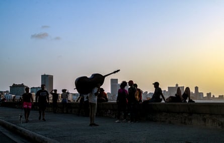 Blackouts have become a regular part of life in Cuba.Photograph: Adalberto Roque/AFP/Getty