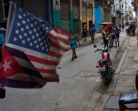 Fuel shortages have left the streets of cities like Havana almost empty.Photograph: Ramón Espinosa/AP