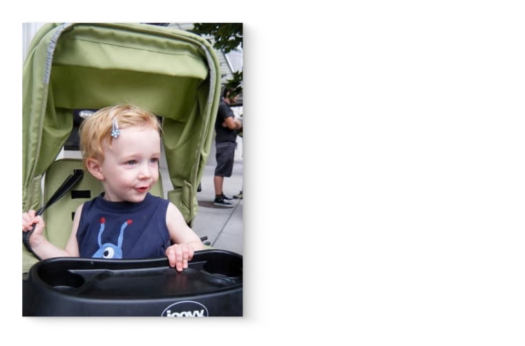 May was energetic and curious when she was little. She loved trips to the zoo.Natalie Behring for NBC News