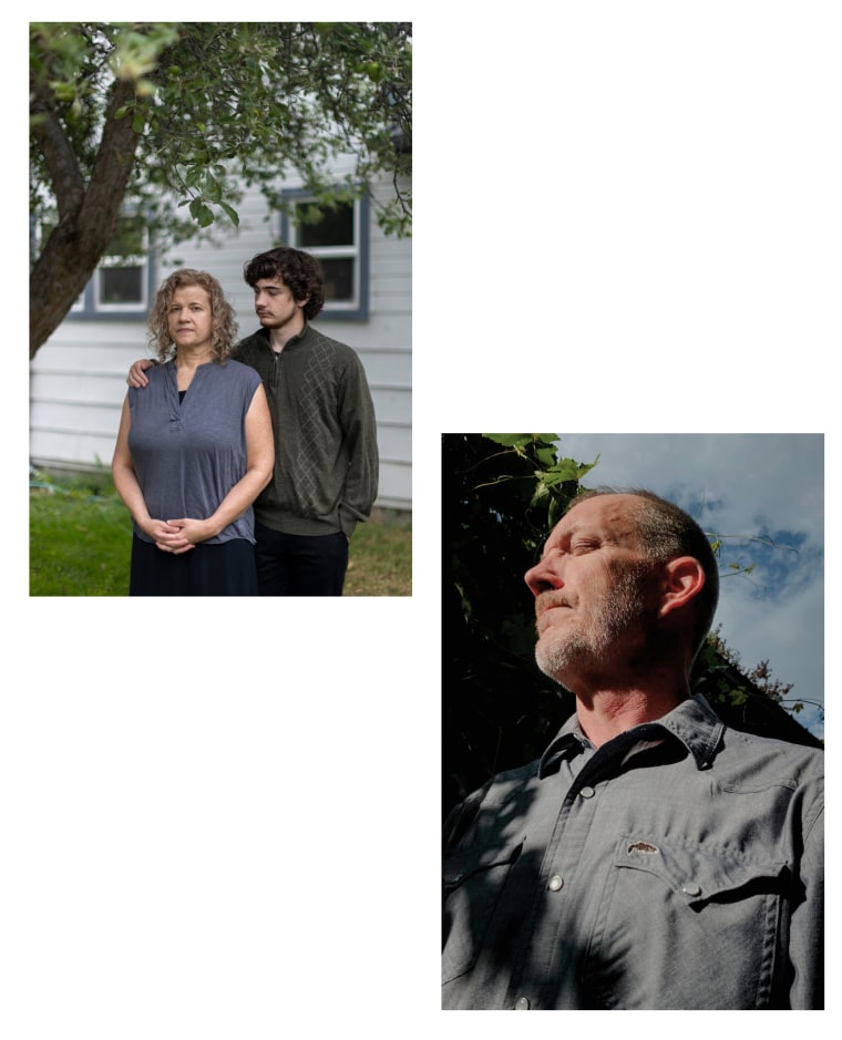 Elyse, seen here with Axel in Boise, was patient with her daughter as May began to come out; May acknowledged having suicidal thoughts to her father.Natalie Behring and Hannah Yoon for NBC News
