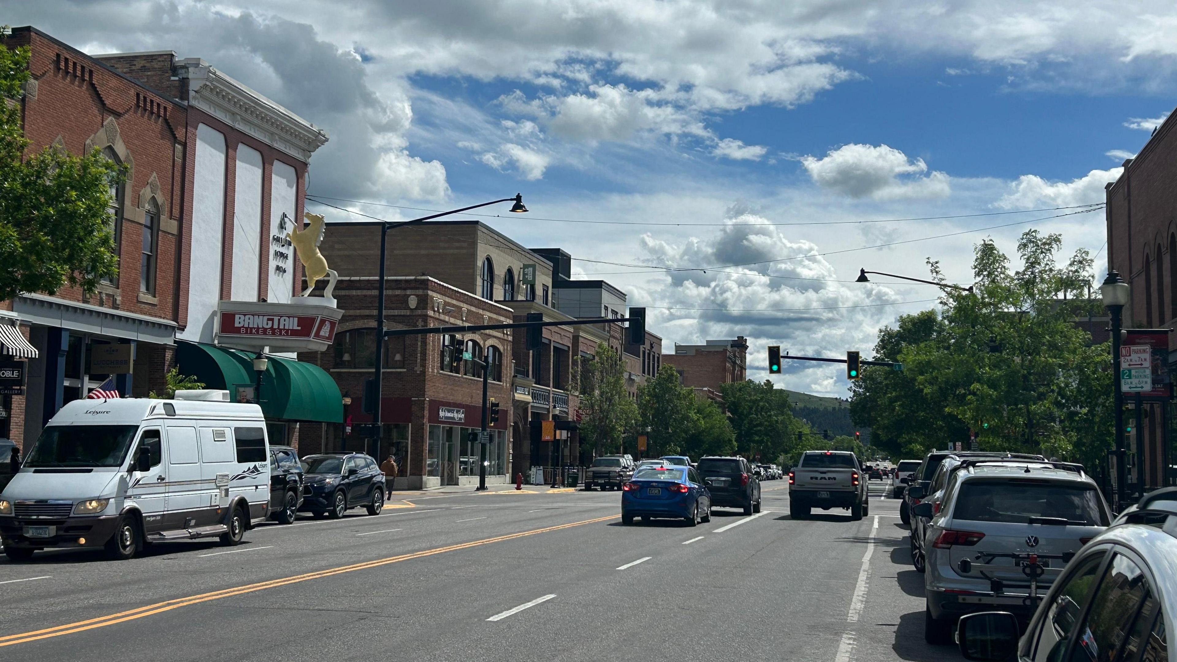 Image caption,Bozeman, Montana has seen a huge influx of people and wealth since the pandemic