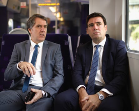 Andy Burnham (right) and Steve Rotheram in 2016, when both were metro mayor candidates.Photograph: Christopher Furlong/Getty Images