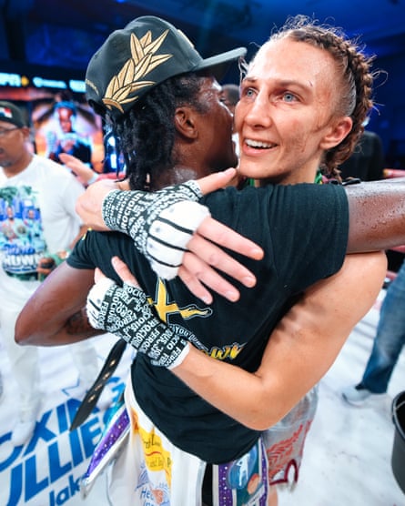 Hannah Rapp and Tiara Brown.Photograph: Harry Aaron/Most Valuable Promotions