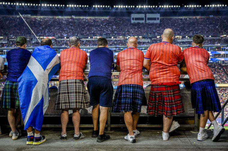 Scotland supporters at a match against Haiti in Boston.Erin Clark / Boston Globe via Getty Images file