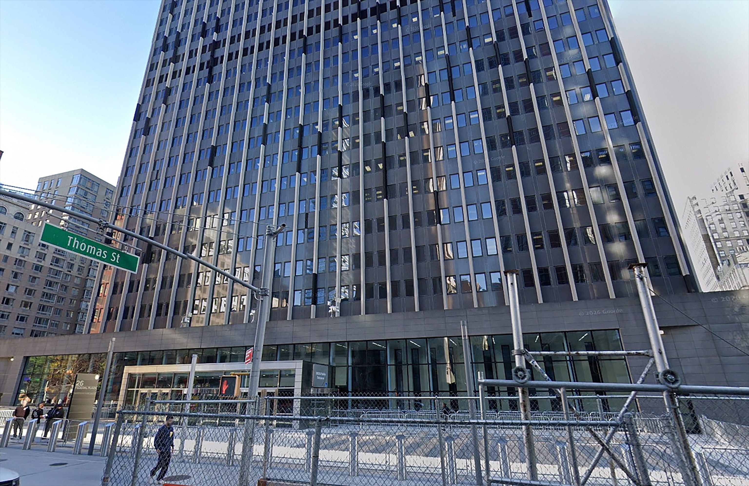 A man with a history of anti-Immigration and Customs Enforcement activity set off an "incendiary device" outside a federal building in Manhattan, officials said.Obtained by ABC News