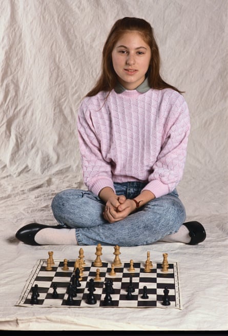 Judit Polgár aged 12. She was the top-ranked female player for 25 years.Photograph: Yves Forestier/Sygma/Getty