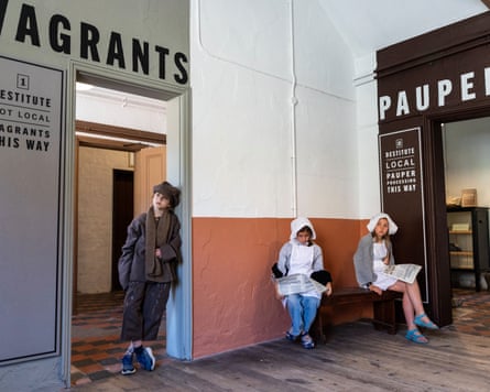 The museum’s schoolroom.Photograph: Gary Calton/The Guardian