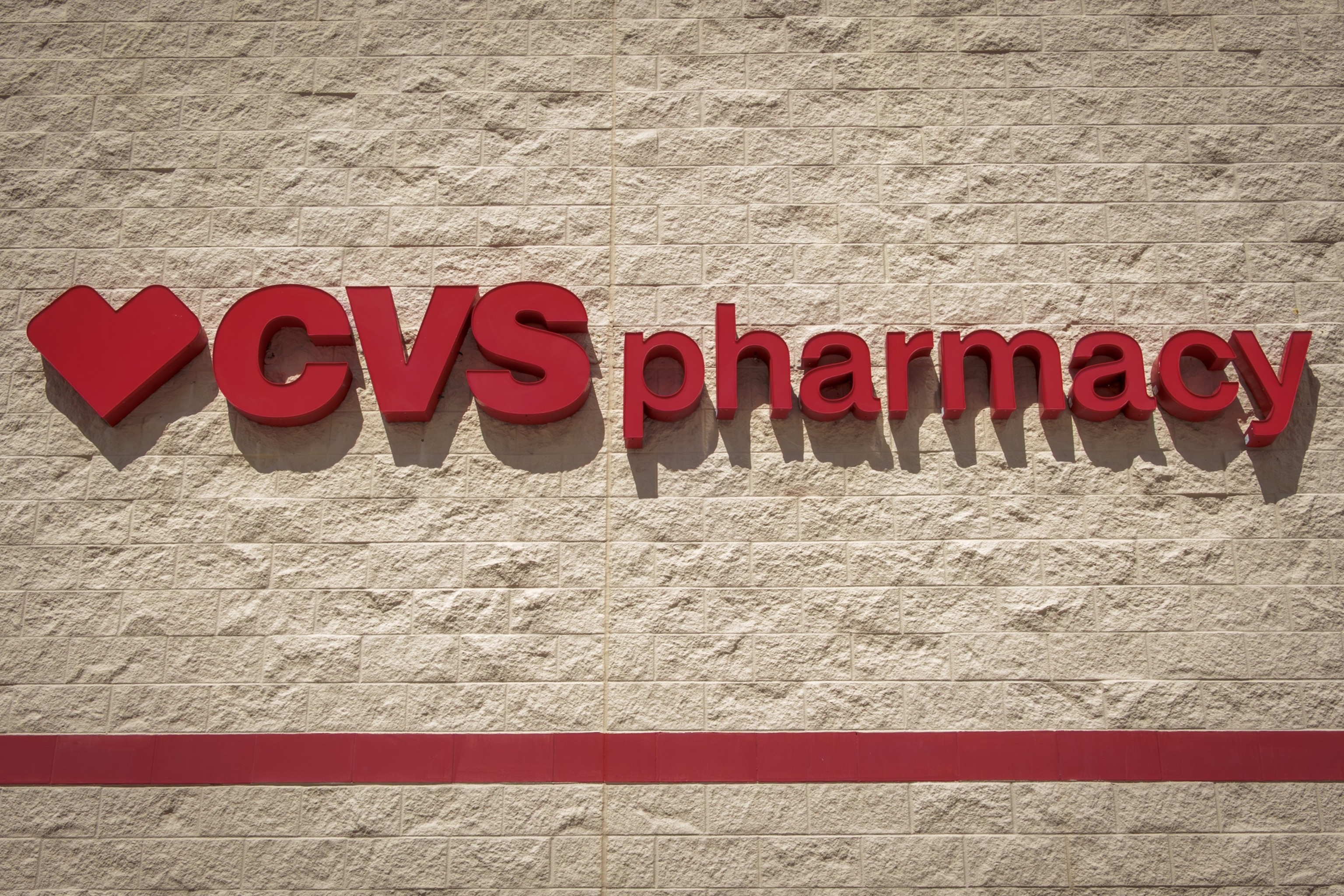 Sign at the entrance to a CVS Pharmacy in Venice, Fla., March 4, 2026.Erik Mcgregor/LightRocket via Getty Images