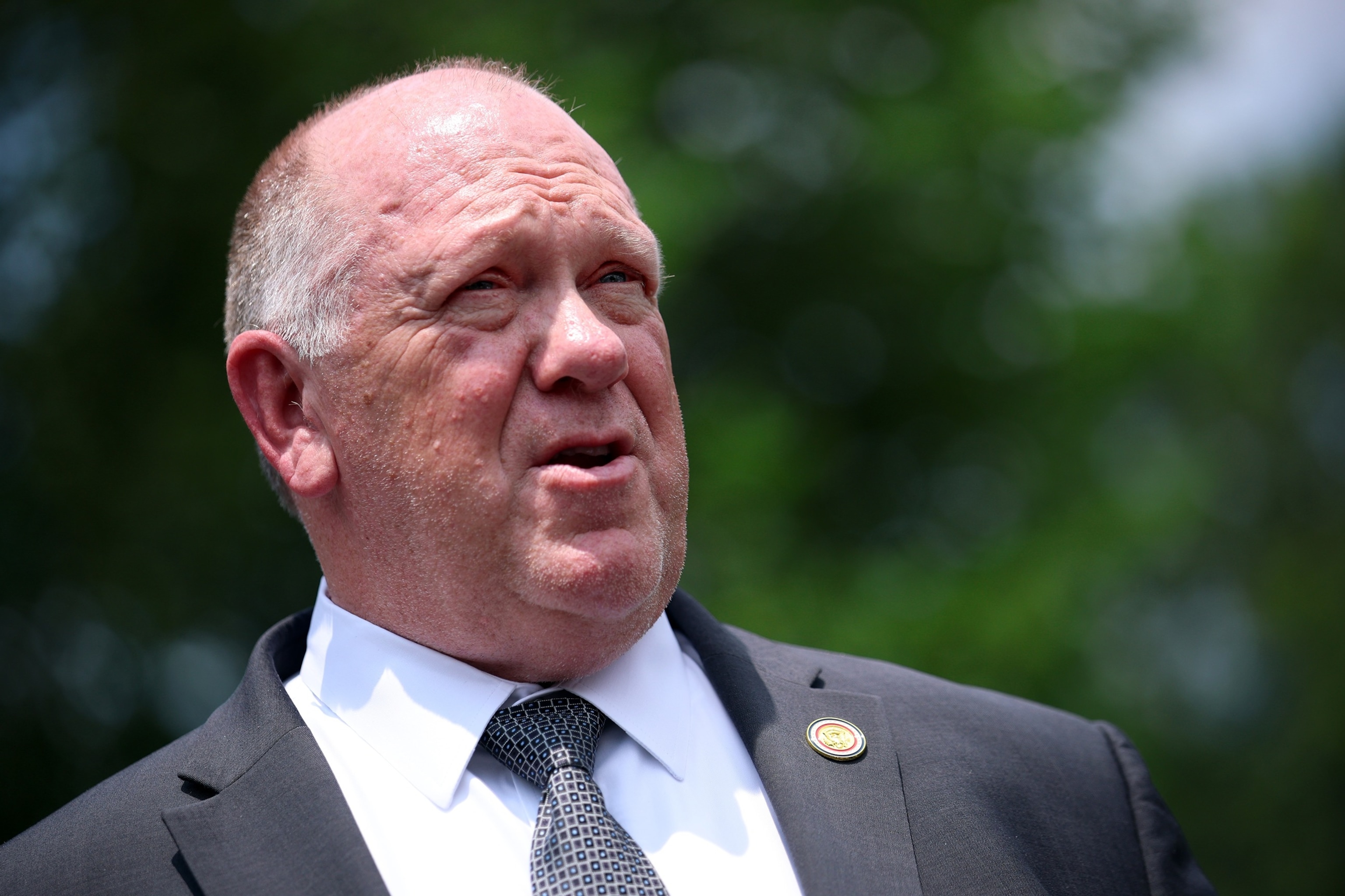 White House Border Czar Tom Homan speaks to reporters outside of the White House, July 20, 2026.Kevin Dietsch/Getty Images