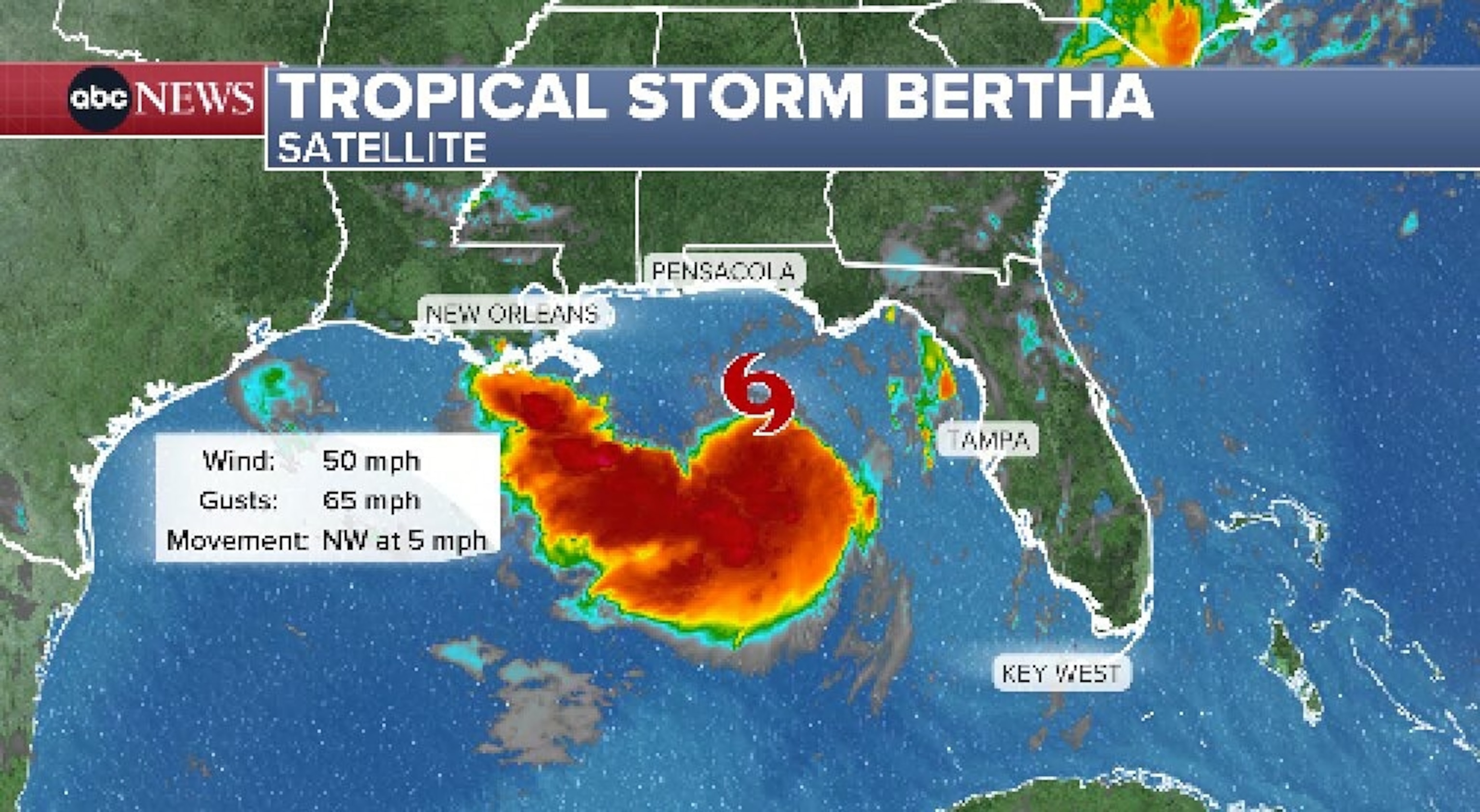 An ABC News graphic shows the forecast on Tuesday, July 21, 2026.ABC News