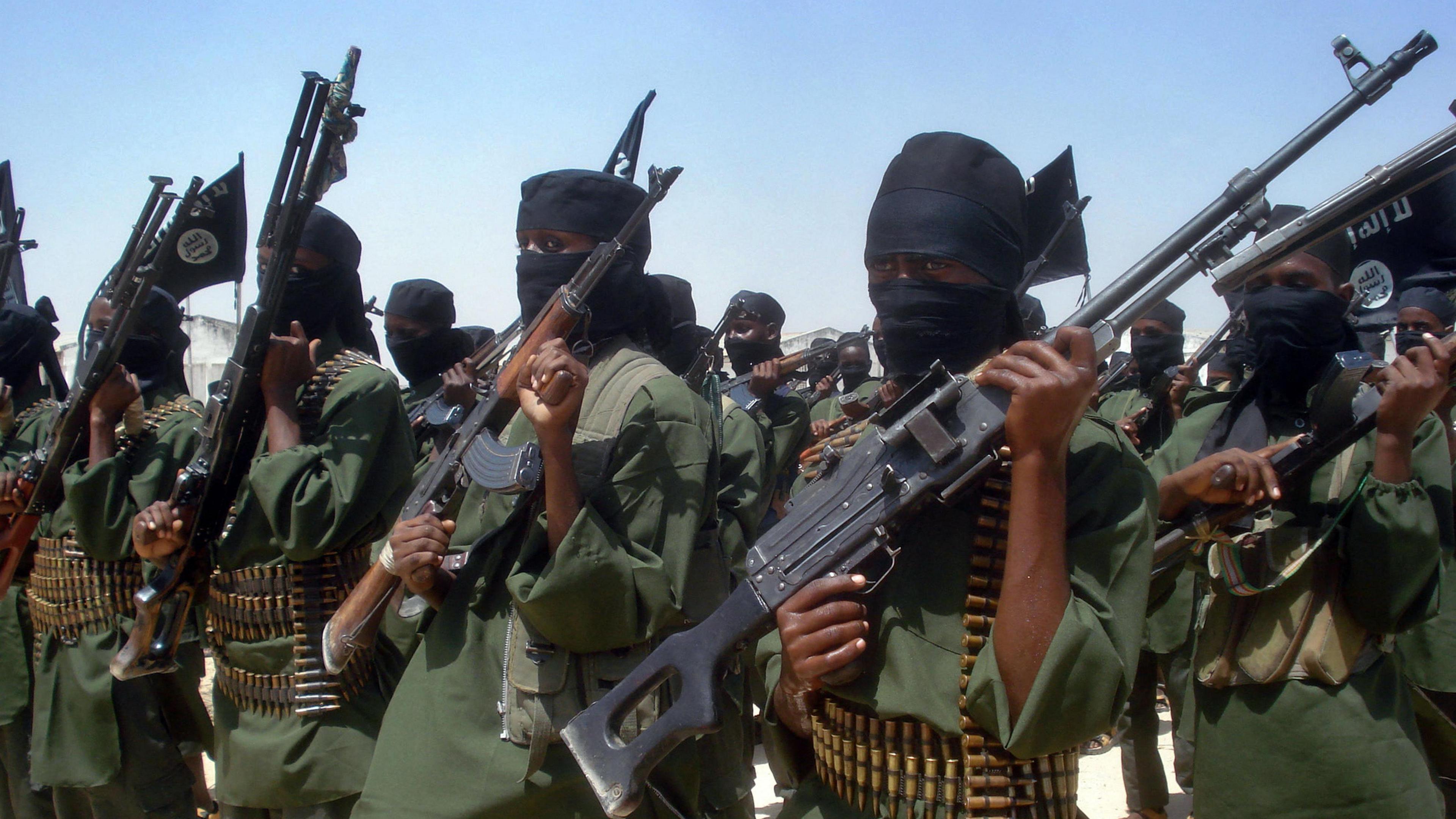 Image caption,Shabab fighters have been known to use WhatsApp for their operations