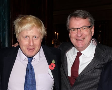 Boris Johnson and Lynton Crosby pictured in 2014.Photograph: Alan Davidson/Rex/Shutterstock