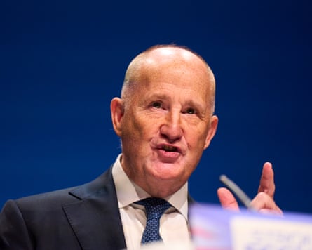 The Tory party chair, Kevin Hollinrake.Photograph: Christopher Thomond/The Guardian