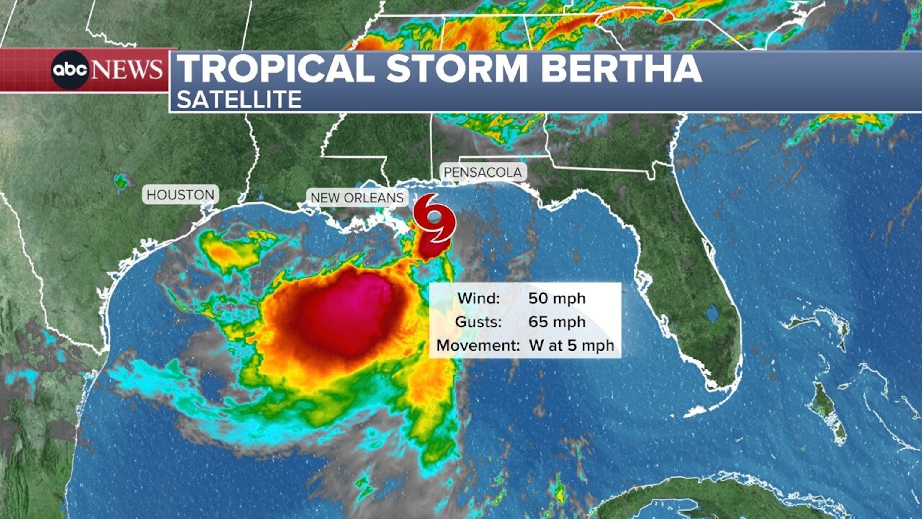 An ABC News graphic shows the forecast on Wednesday, July 22, 2026.ABC News