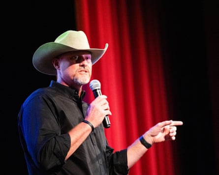 Mark Lamb in San Tan Valley, Arizona, in July 2022.Photograph: Bill Clark/CQ-Roll Call via Getty Images