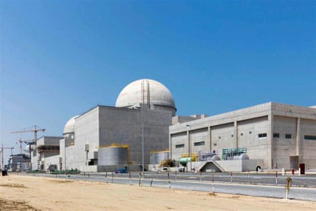 The UAE’s Barakah nuclear power plant was built with South Korean assistance. The UAE has signed a 123 agreement for cooperation with the US.Photograph: Arun Girija/Emirates News Agency/AP