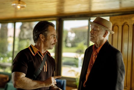 Sam Rockwell (left) and John Malkovich in Wild Horse Nine.Photograph: Diego Araya Corvalán/Searchlight Pictures/AP