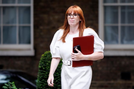 Angela Rayner has returned to her previous role as the housing and communities secretary in Burnham’s cabinet.Photograph: Tolga Akmen/EPA