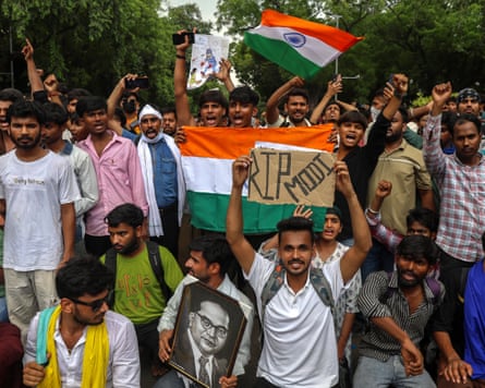 Photograph: Rajat Gupta/EPA