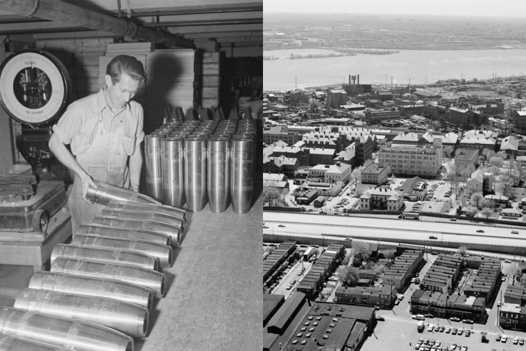 Frankford Arsenal, South of Tacony Street between Bridge Street & tracks of former Pennsylvania Railroad, in Philadelphia.Library of Congress