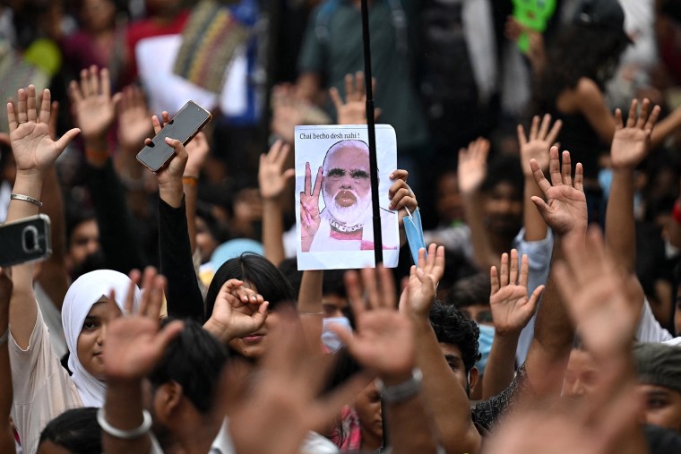 Cockroach Janta Party supporters.Arun Sankar / AFP via Getty Images