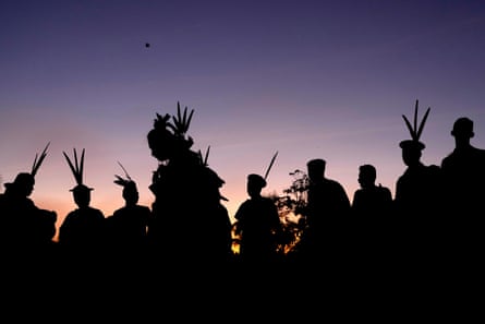 The Asháninka Indigenous people are seeking protection from the Brazilian government.Photograph: Jorge Sáenz/AP
