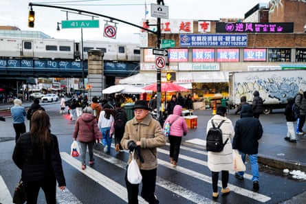 Flushing, Queens, on 6 January 2025.Photograph: Charly Triballeau/AFP via Getty Images