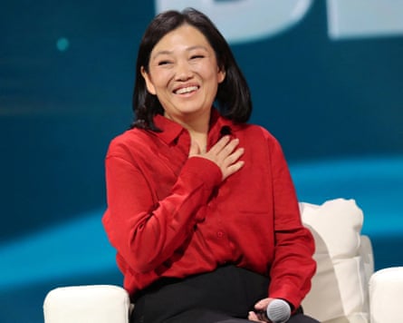 Tatyana Kim, the founder of Wildberries.Photograph: Pavel Mikheyev/Reuters