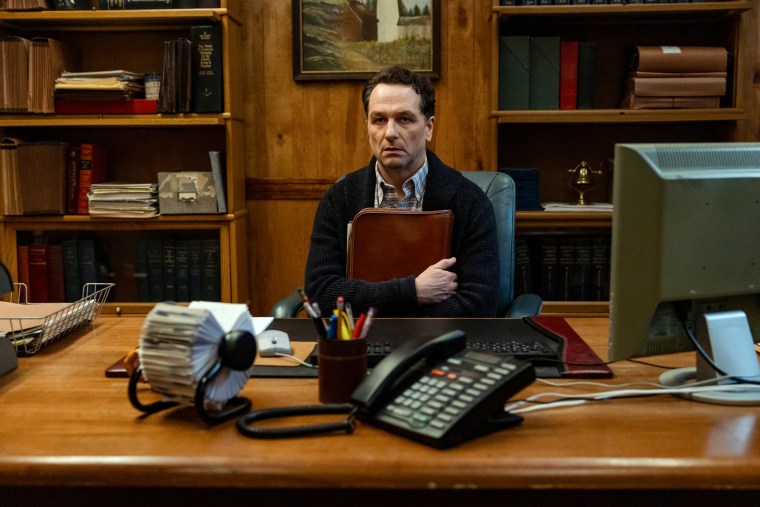Matthew Rhys in "Widow’s Bay" on Apple TV.Robert Clark / Apple