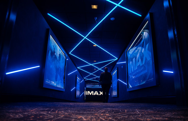 The Regal Irvine Spectrum's IMAX theater on Sept. 17, 2020, in Irvine, Calif.Gina Ferazzi / Los Angeles Times via Getty Images file
