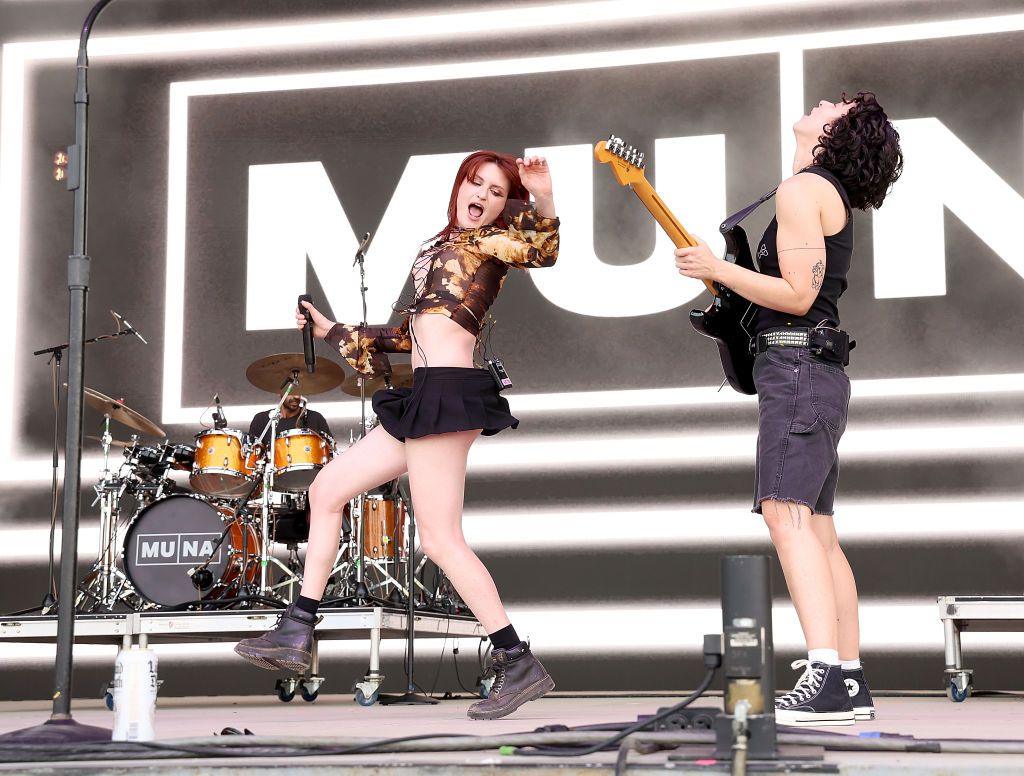 Image caption,The band are best seen live: "We were super lucky to hit at the right time to be able to play tiny venues and work our way up to where we are now," says McPherson
