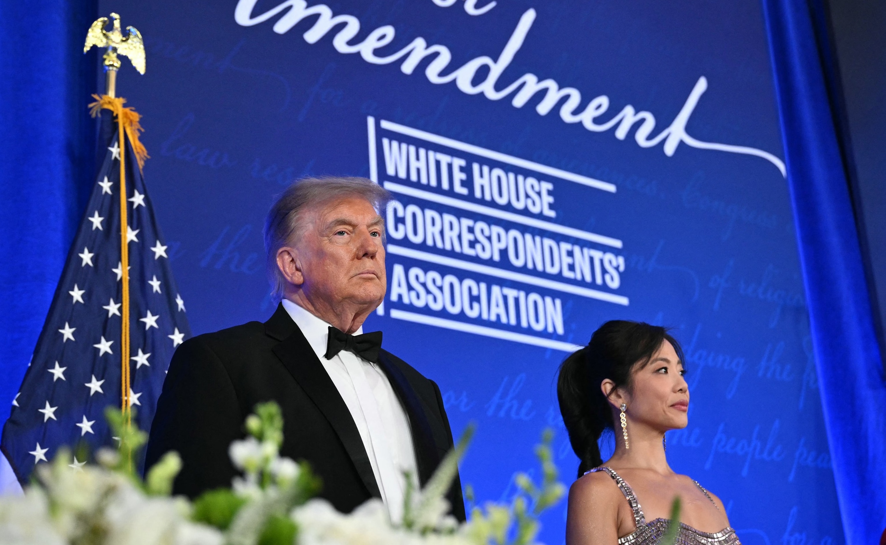 President Donald Trump speaks during the 2026 White House Correspondents' Association Dinner at the Waldorf Astoria in Washington, July 24, 2026.Mandel Ngan/AFP via Getty Images