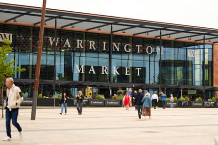 The Time Square development in Warrington town centre.Photograph: Christopher Thomond/The Guardian