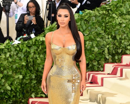 Kim Kardashian’s appearance at the Met Gala in 2018 also sparked controversy.Photograph: Ian West/PA