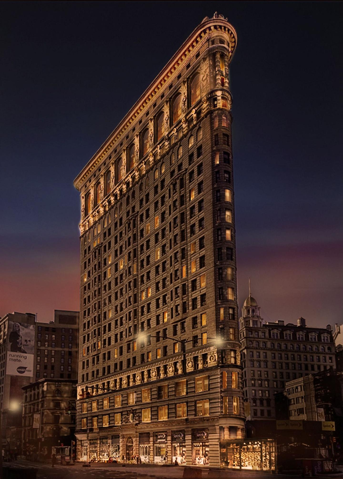 Image caption,A rendering of what the building will look like when all the scaffolding is down and it is fully illuminated for the first time