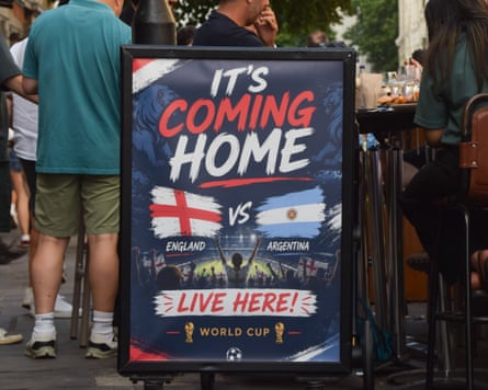 The combination of the World Cup and Andy Burnham’s £100m aid package brought rare respite for the pub industry.Photograph: Vuk Valcic/Zuma/Shutterstock