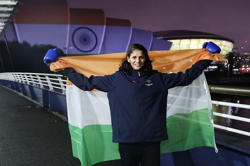 Image caption,Lamboria wants to win the gold at the Glasgow games