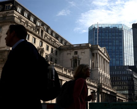 The Bank of England’s monetary policy committee is expected to vote on Thursday in favour of holding interest rates.Photograph: Henry Nicholls/Reuters