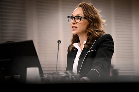 Counsel assisting Peggy Dwyer told the commission evidence would show that Christian Ellis, Jeremy Greenwood and Charles Perrottet anticipated receiving $2m from Jean Nassif ‘which was intended to be distributed evenly between them’.Photograph: Bianca de Marchi/AAP