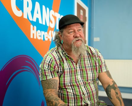 Roy Stokes, a children and young people’s substance use worker at the charity Cranstoun, said he was seeing drug and alcohol use increasing among young people.Photograph: Andrew Fox/The Guardian