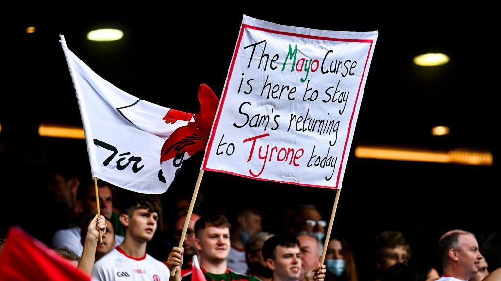 Image caption,Mayo fell at the final hurdle against Tyrone in 2021