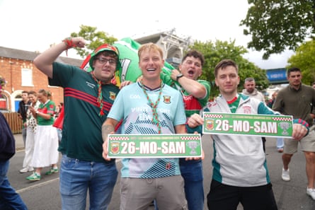 Most pundits favoured Kerry to win but there were jubilant scenes when underdogs Mayo triumphed in Dublin instead.Photograph: Brian Lawless/PA