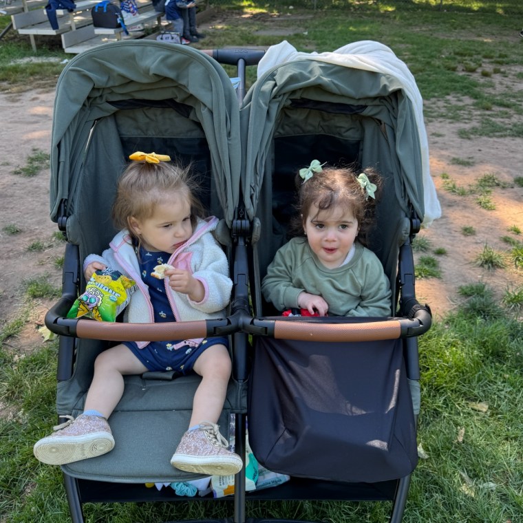 The Zoe was one of the lightest to push one-handed, even with two kids and a diaper bag loaded on.Courtesy Becca Delman