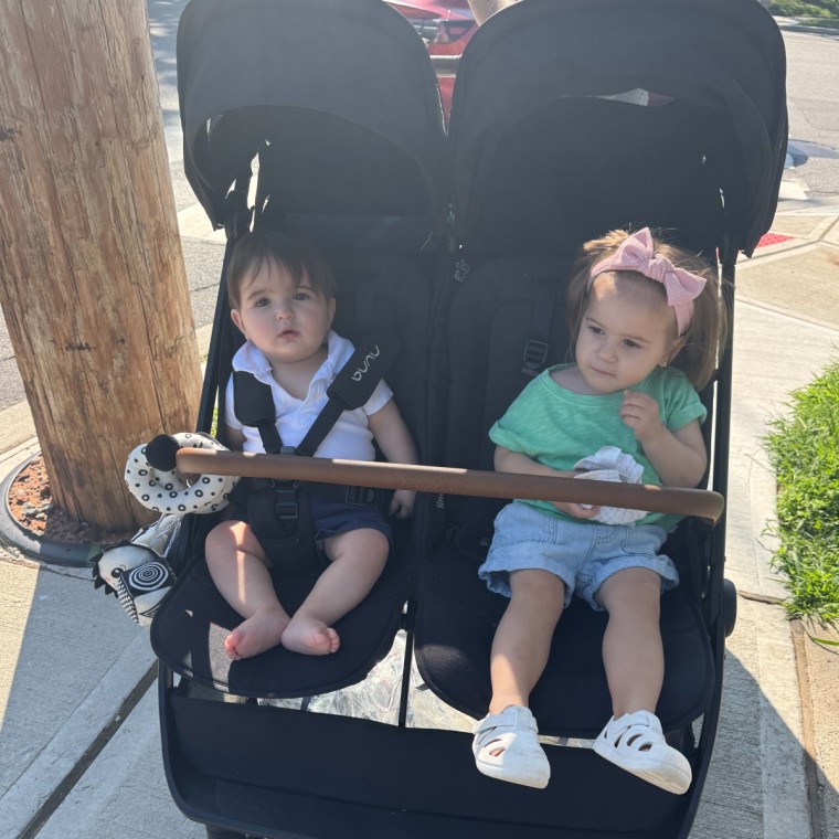 The Nuna handled bumps easily, giving the kids a smooth, comfortable ride.Courtesy Becca Delman