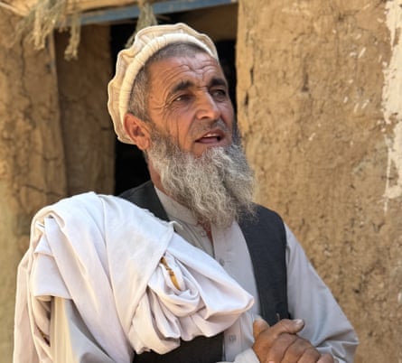 Anar Gul, who lives in a remote mountain village in the Dur Baba district of eastern Afghanistan, says he has never seen rain like it.Photograph: IFRC/Mark South.