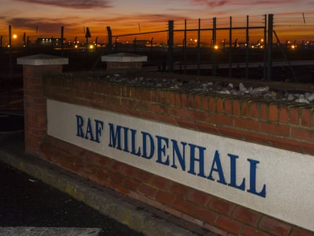 Loubeau is alleged to have driven two women he met at a nightclub to RAF Mildenhall base, along with another US airman.Photograph: Jason Bye/EPA-EFE/Shutterstock