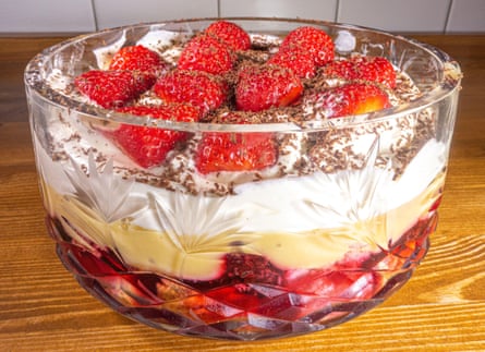 Another 1950s staple, trifle, is also high on heatwave menus.Photograph: Shaun A Daley/Alamy