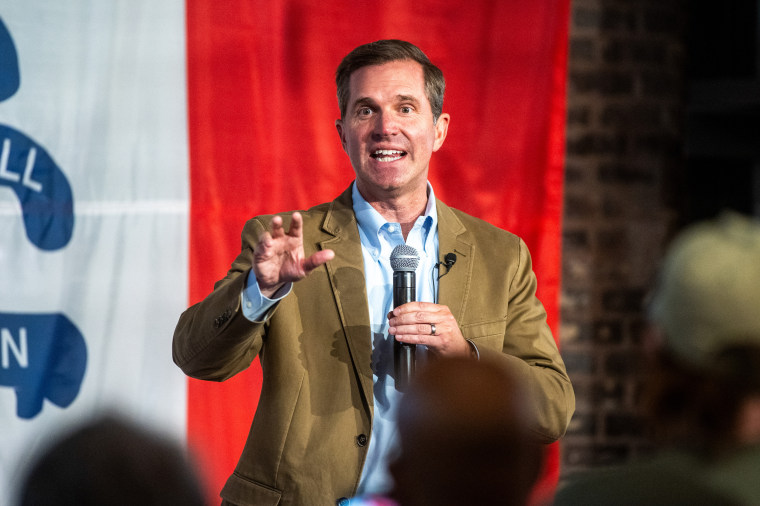 Andy Beshear, governor of Kentucky, in Des Moines, Iowa, on June 7,.KC McGinnis / Bloomberg via Getty Images file