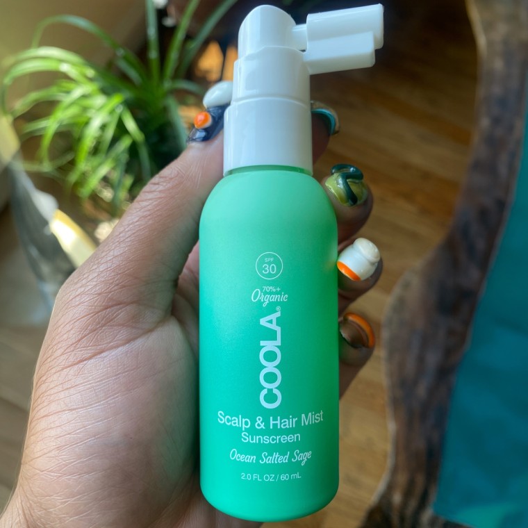 This mist doubles as a scalp and hair sunscreen, so you can protect your entire head.Courtesy Shalwah Evans