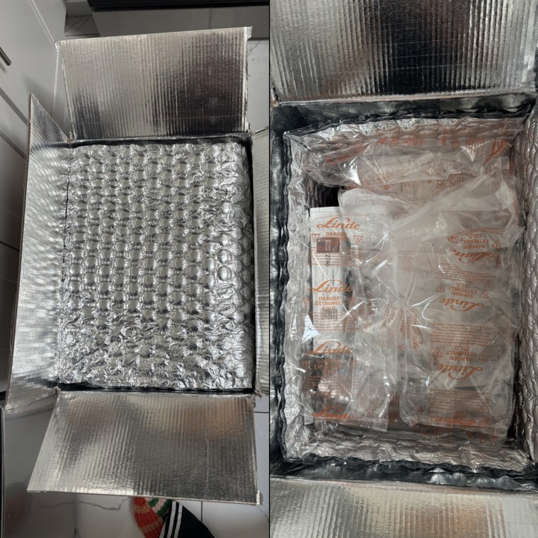 The packaging on this delivery was heavy-duty — it not only kept the meat cold, it stopped the boxes from moving or colliding during delivery.Courtesy Ashley Morris